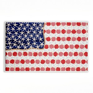 Stupell Industries Nautical Vibe Flag Printed Plush Bath Mat And Bath Rug, Design By Arrolynn Weiderhold, 18"X30" - 1 of 4
