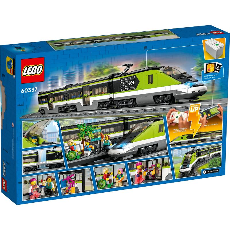 LEGO City Express Passenger Train Toy RC Lights Set 60337, 5 of 8