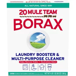 Mule Team Borax All Natural Detergent Booster & Multi-Purpose Household Cleaner - 65oz