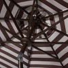 Athens Inside Out Striped 9Ft Crank Auto Tilt Umbrella - PAT8007 - Safavieh - 3 of 4