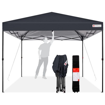beginnen los van Betekenisvol Best Choice Products 10x10ft Easy Setup Pop Up Canopy Instant Portable Tent  W/ 1-button Push, Wheeled Carry Case : Target