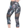 Women's Mesh Panel Brigitte Capri Leggings - TLF Apparel - 3 of 3
