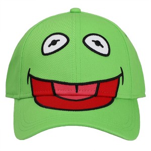 The Muppets Kermit Big Face Structured Dad Hat - 1 of 4
