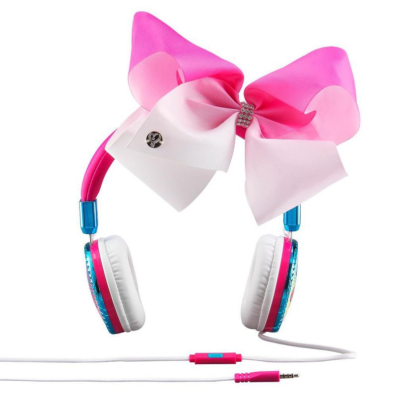 eKids JoJo Siwa Fashion Headphones for Girls - Multicolor (JJ-M48.DTC24), 3 of 4