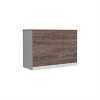 LunaLulinlk Kitchen Base Cabinet, Three Drawers, Two Interior Shelves, One Flexible Cabinet - 3 of 4