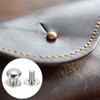Unique Bargains DIY Craft Zinc Alloy Screw-on Design Rivets Spikes with Punch & Screwdriver 30 Sets - 4 of 4
