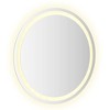 Aghana Digitals Round LED Bathroom Mirror with Integrated Soft Glow Lights, IP65 Waterproof, 23.6in - 4 of 4