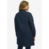 Jessica London Women's Plus Size Long Denim Jacket - 3 of 4