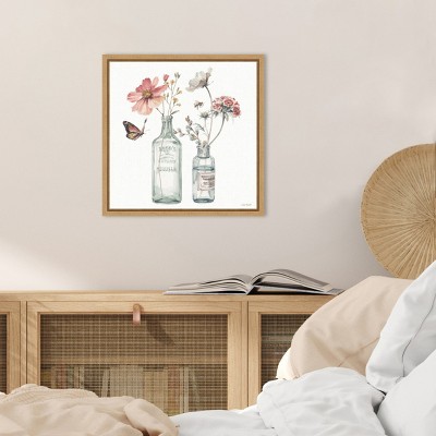 Amanti Art A Country Weekend X by Lisa Audit Canvas Wall Art Print Framed 16-in. x 16-in. in Maple