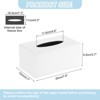 Unique Bargains Magnetic Bottom Tissue Box Cover 1Pc - 2 of 4