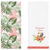 The Lakeside Collection Set of 2 Embroidered Tropical Kitchen Towels - 4 of 4