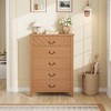 5 Dresser for Bedroom, 45.2" Tall Dresser, Vertical Drawer Dresser with Storage Freestanding, Wooden Closet Dresser Storage Chest for Bedroom - 2 of 4