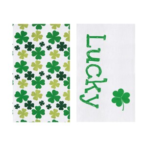 C&F Home Lucky Clover Kitchen Dishtowels Set of 2 - 1 of 4