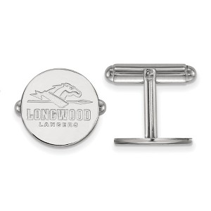 Black Bow Jewelry Sterling Silver Longwood Lancers NCAA Cuff Links - 1 of 3