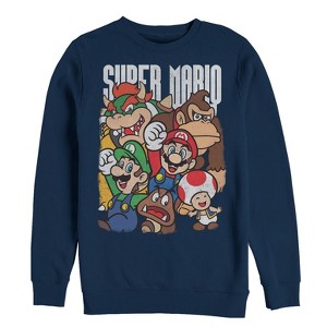 Men's Nintendo Super Mario Party Sweatshirt - 1 of 3
