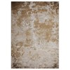 Abstract Machine Washable Rug with Non Slip Backing Ultra-Thin Non Shedding Stain Resistant Indoor Carpet for Living Room Bedroom Dining Room - 4 of 4