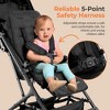 Jovial Portable Folding Baby Stroller – Compact, Lightweight, Reclining Seat with Canopy – Black - 3 of 4