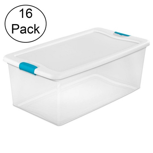 clear plastic storage containers walmart