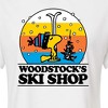Women's - Peanuts - Woodstocks Ski Shop Cropped Graphic T-Shirt - 2 of 4