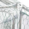 Large Metal Chicken Coop, 26x10x6FT Walk-in Chicken Runs For Yard, Metal Frame Spire Roof - 3 of 4