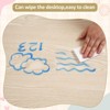 Kids Table and Chairs Set - 23" Height Adjustable Toddler Table with 4 Chairs, Erasable Art Desk for Preschool & Playroom (Ages 2-10) - 4 of 4