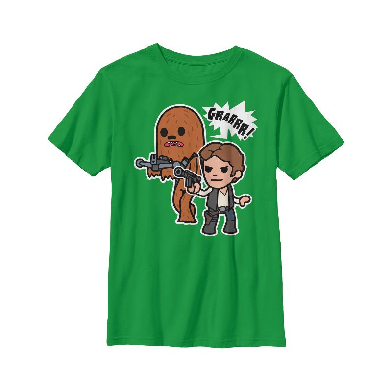 Boy's Star Wars Han Solo and Chewbacca T-Shirt, 1 of 4