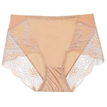 Agnes Orinda Women's Mid-rise Lace Trim Brief Seamless Underwear
