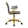 Modway Fuse Office Chair – Modern Faux Leather Rolling Task Chair with Adjustable Height and Chrome Base - 2 of 4