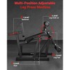Coucheta Leg Extension and Curl Machine, 4-in-1 Adjustable Seated Leg Extension and Lying Curl Machine, 700LBS Home Gym Weight Machine for Lower Body - 4 of 4