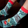 Sloth and the Forest Friend Socks - Small (Ages 3-5) from the Sock Panda - 2 of 4