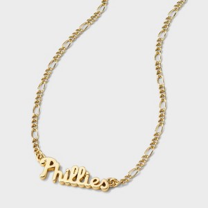 Bijoux Sport by Luv Aj MLB Gold Nameplate Pendant Necklace - 1 of 4