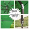 Aoodor 10 ft Patio Umbrella, Outdoor Table Umbrella, Market Umbrella with 3 Tier - 4 of 4