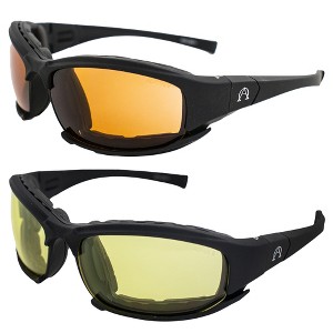 2 Pairs of Alpha Omega AO3 Safety Motorcycle Sunglasses - 1 of 4