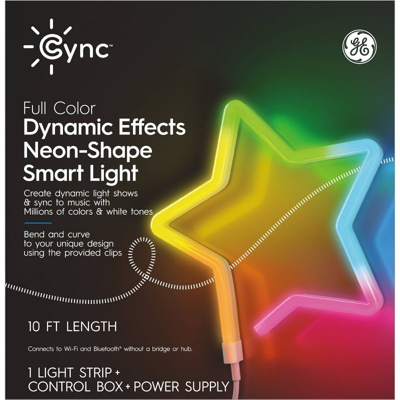 GE 10&#39; Cync Dynamic Effects Neon Rope, 1 of 5