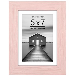 Americanflat Wide Molding Picture Frame with Mat - 1 of 4