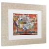 Trademark Fine Art Masters Fine Art USA License Plate on Colorful Wood Matted Framed Art - 3 of 4