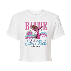 Women's - Barbie - Ski Club Cropped Graphic T-Shirt - 1 of 4