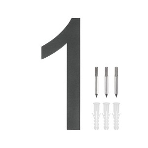 Unique Bargains 304 Stainless Steel Durable Waterproof House Numbers 1 Pc - 1 of 4