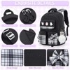 FATMOON School Backpacks for Girls - 18" Large Capacity Cute Backpack for Kids Teens,with Multiple Pockets,for Back to School and Travel - 4 of 4
