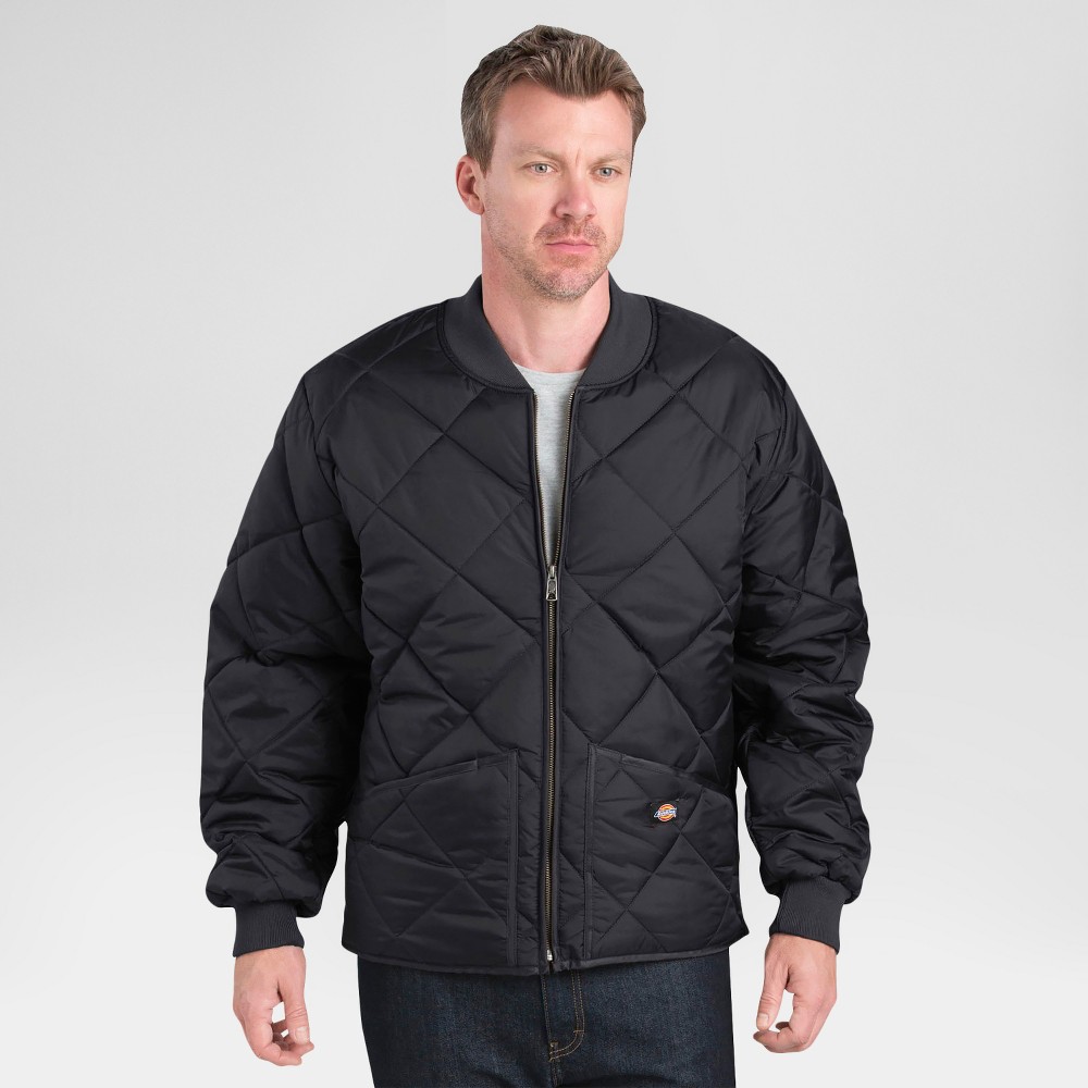 UPC 607645056593 product image for Dickies Men's Diamond Quilted Nylon Jacket - Black Medium | upcitemdb.com
