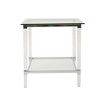 Side Table, Acrylic Tempered Glass End Table, Living Room Side Table, Small Night Stands, Square Bedside Table - 3 of 4