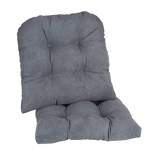 Gripper Non-Slip 17" x 17" Twillo Tufted Universal Chair Cushions Set of 2