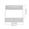 Unique Bargains Metal Square Cookie Biscuit Cookie Cutter 1.8 inch x 1.8 inch x 0.67 inch Silver 12 Pcs - 2 of 4