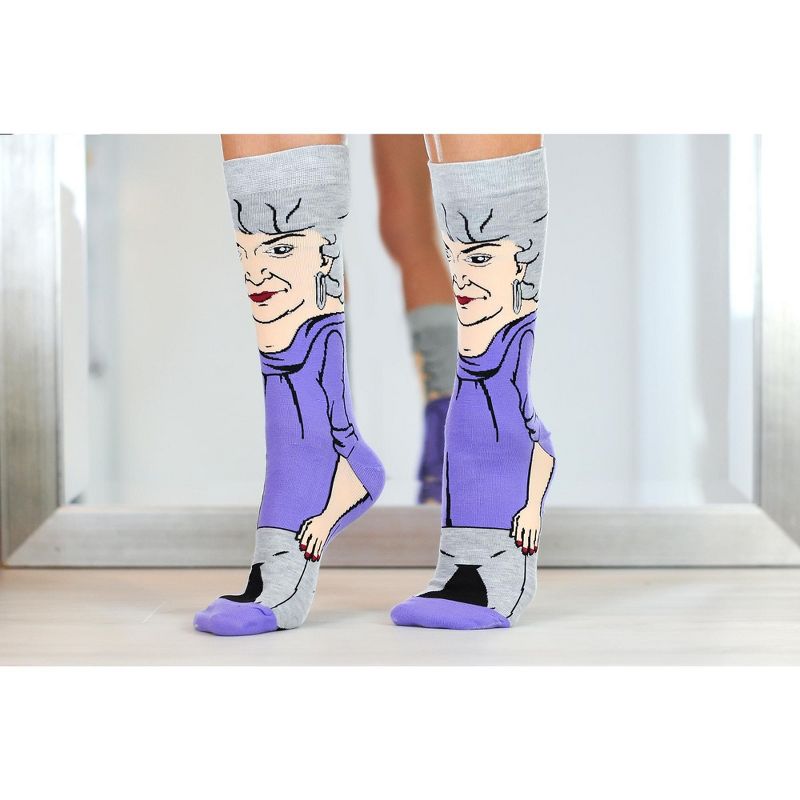 Bioworld The Golden Girls Dorothy Funny Graphic Socks | Single Pair Of Adult Crew Socks, 5 of 8