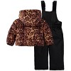 Rothschild Little/Big Girls' Ski Jacket and Snowbib Snowsuit Sets - 2 of 3