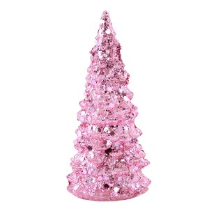 Roman 4.75 In Lighted Glitter Tree Battery Operated Tree Sculptures - 1 of 3