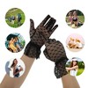 Unique Bargains Women's Heart Sunblock Mittens 1 Pair - 4 of 4