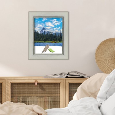 11x14 Silver Antiqued Polystyrene Wall Picture Frame