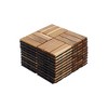 Dolonm 12" Patio Deck Tiles, DIY Module Interlocking Decking Tiles Floor Tile,Easy and Quick Installation Court Tiles - 2 of 4