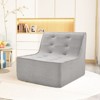 NicBex Bean Bag Chair for Adults Fireside Chair Floor Chair with One-piece High Resillence Sponge For Living Room, Bedroom, Office - 2 of 4